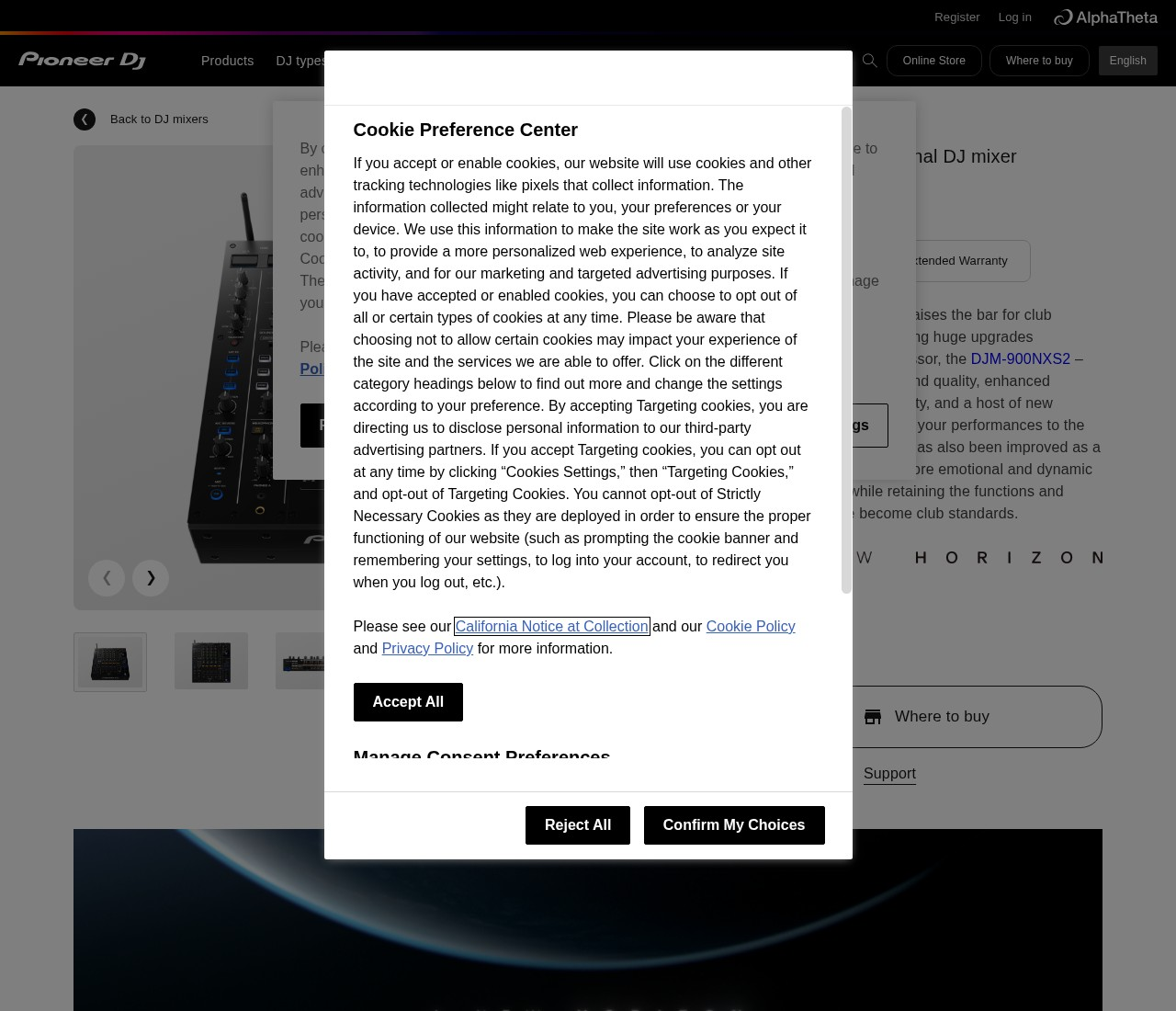 Pioneer DJ DJM-A9 4-Kanal DJ-Mixer
